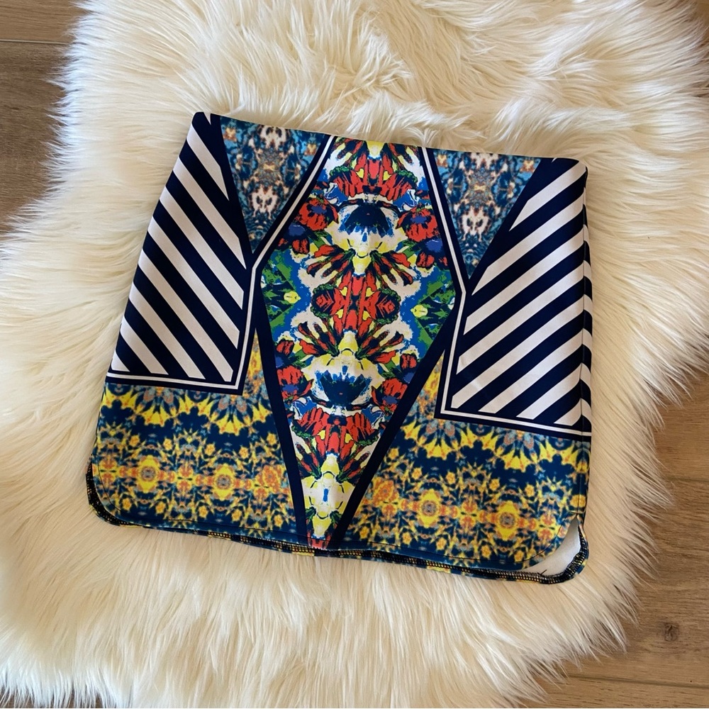 Jealous Tomato Printed Mini Skirt